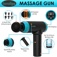 Shiatsu Foot Massager Machine + Muscle Massage Gun