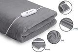Electric Throw Heated Blanket - 50" x 60" Fast Heating Blanket, with 3 Heat Levels, 4 Hours Auto Off - Electric Blanket Throw Portable Heated Lap Pad - Machine Washable Heated Throw Gift